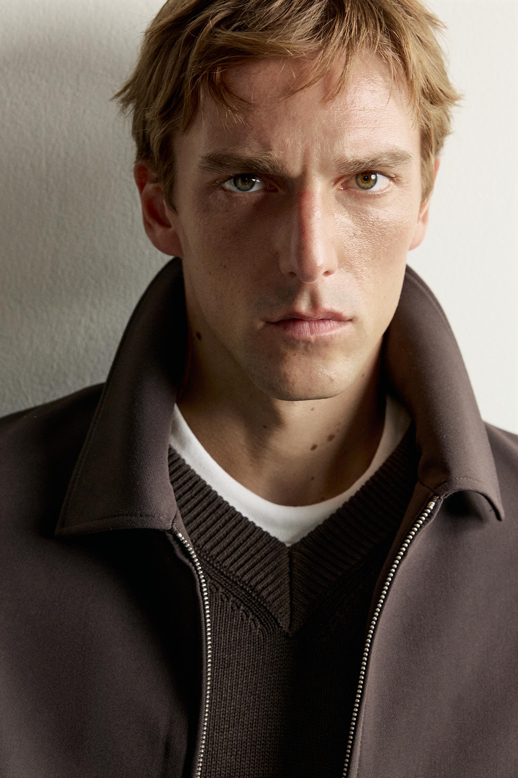 BLOUSON COUPE DÉCONTRACTÉE À PLIS